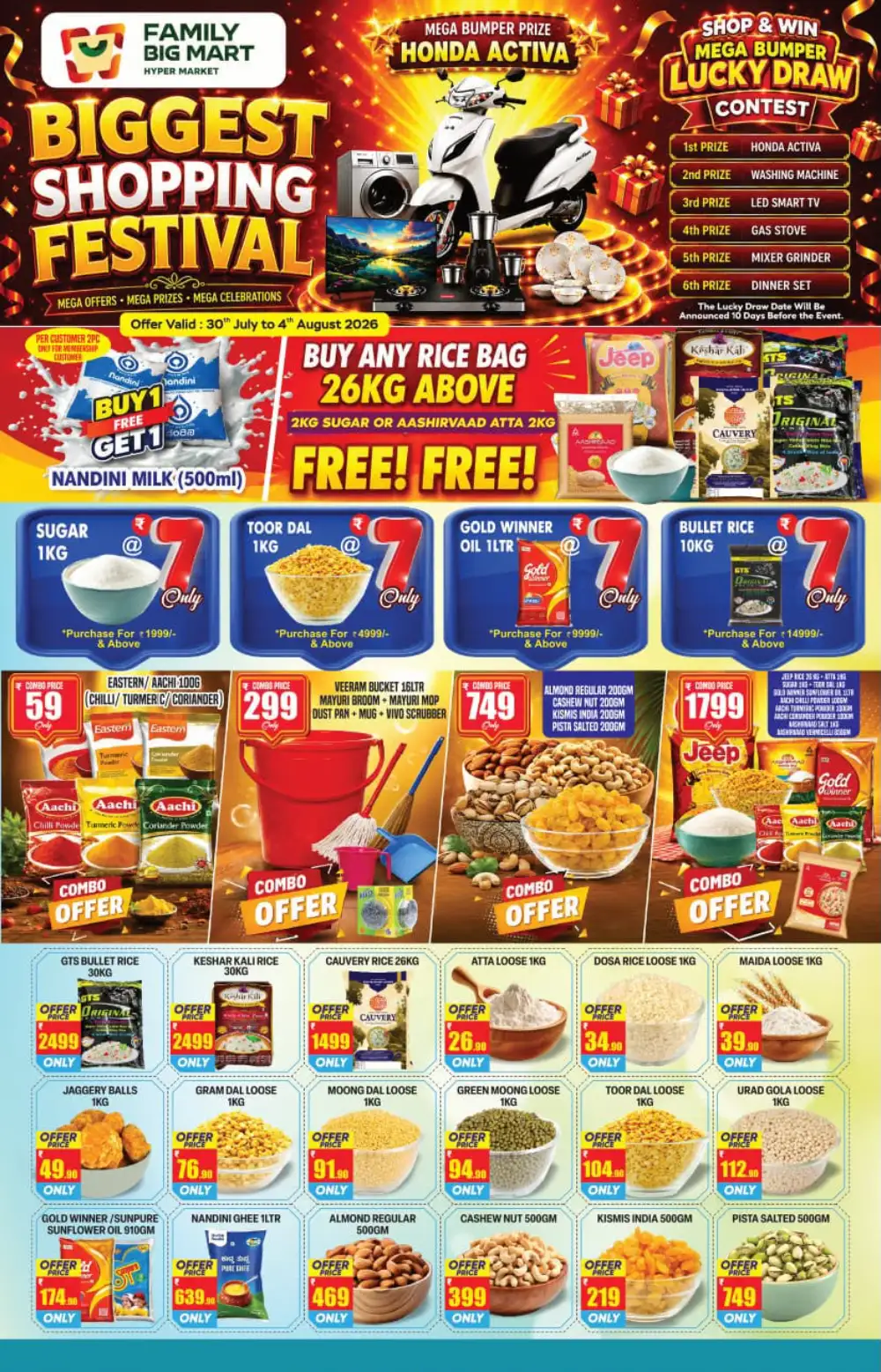 Family Big Mart Biggest Shopping Festival Offers page 1