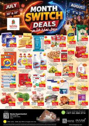 Nesto Nadd Al Hamar Dubai Offers | Month Switch Deals flyer cover