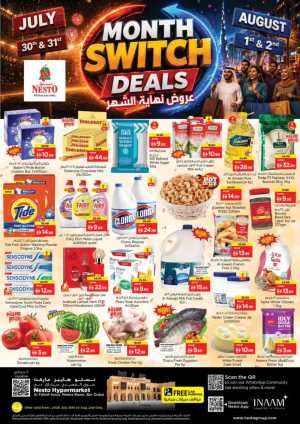Nesto Meena Bazar Offers Today | Month Switch Deals flyer cover