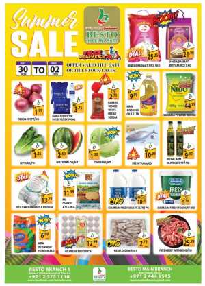 Besto Hypermarket Electra Offers Today | Summer Sale flyer cover