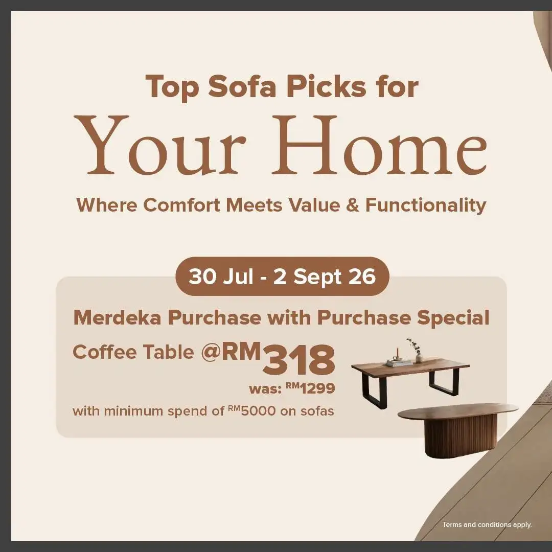 Harvey Norman Malaysia Sofa Offers | Top Picks Deals page 1
