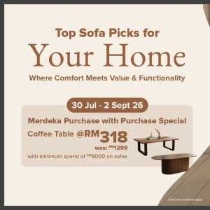 Harvey Norman Malaysia Sofa Offers | Top Picks Deals flyer cover