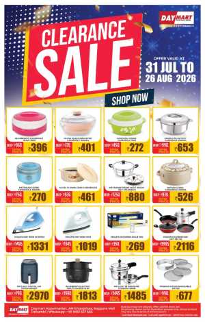 Day Mart Clearance Sale Offers flyer cover