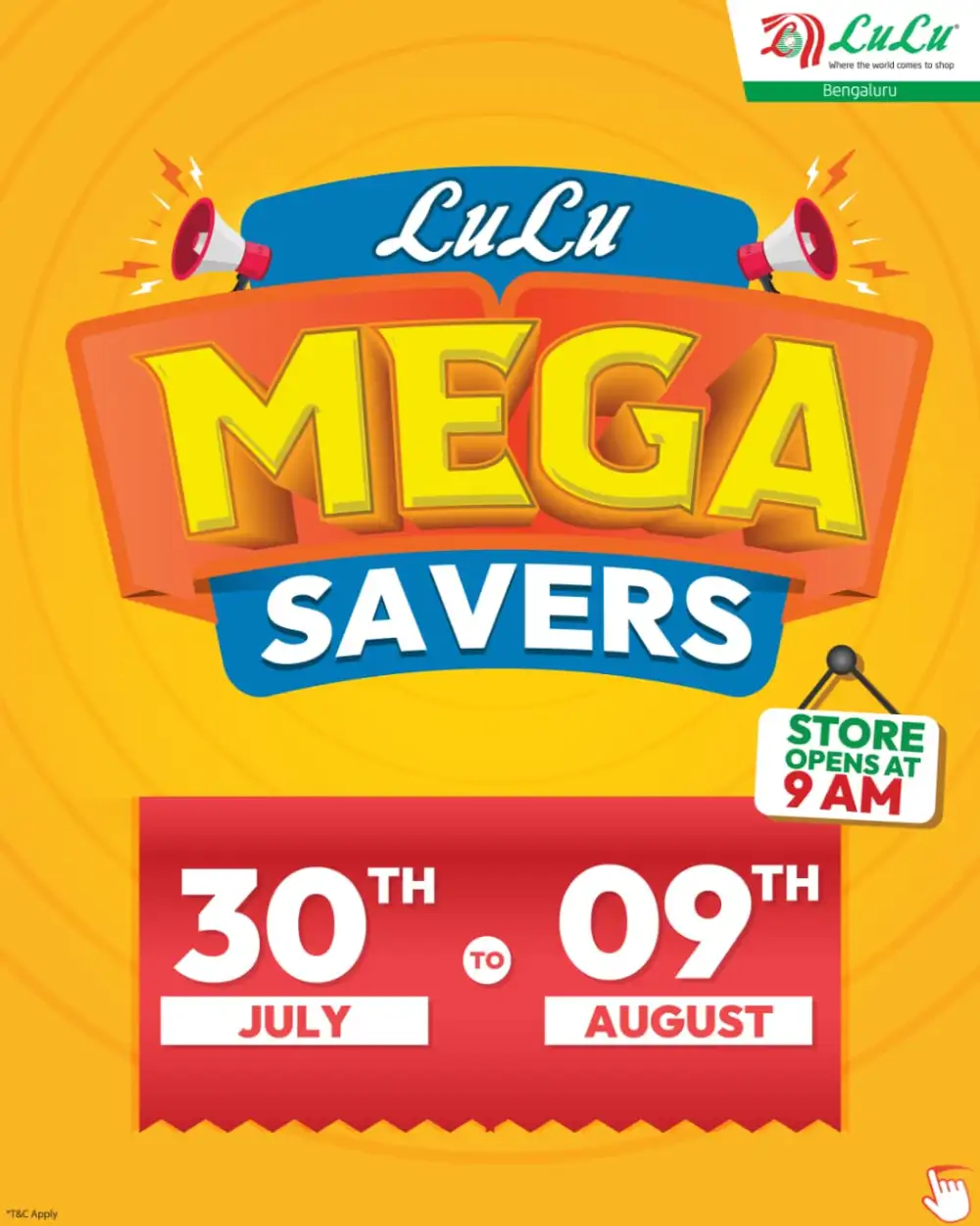 LuLu Bengaluru Mega Savers Offers | Latest Flyer page 1