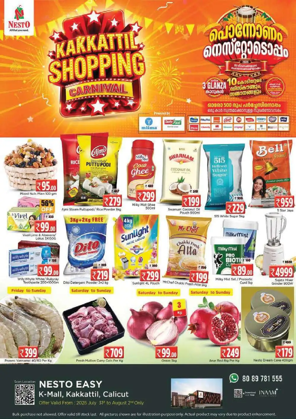Nesto Calicut Kakkattil Offers | Shopping Carnival Flyer page 1