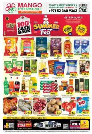 Mango Hypermarket DIP2 Offers | Summer Fest Deals flyer cover