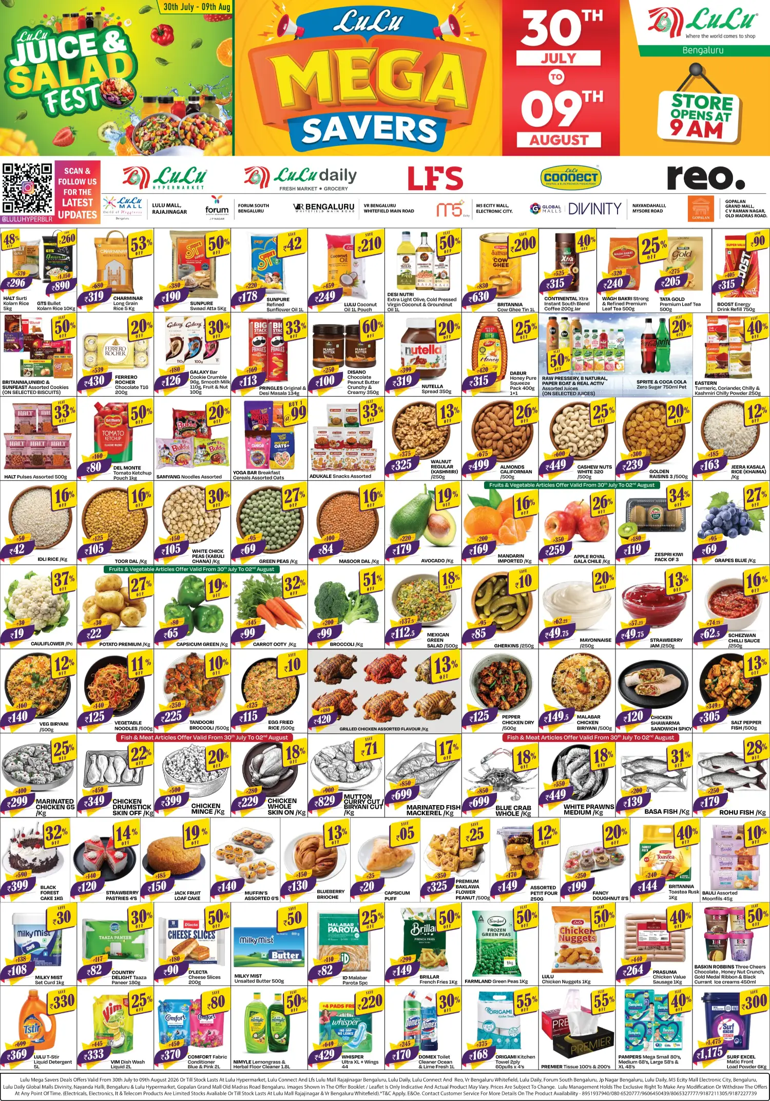 LuLu Bengaluru Offers Today | Mega Savers page 1