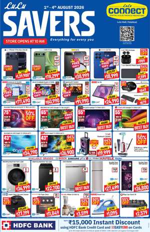 LuLu Palakkad Savers Offers | Electronics Deals flyer cover