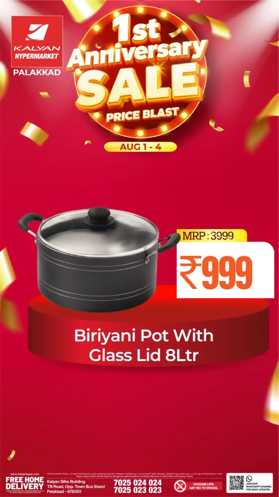 Kalyan Hypermarket Palakkad Offers | 1st Anniversary Sale page 8