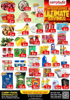 Carry Food Supermarket Weekend Ultimate Savings | Grocery Deals flyer cover