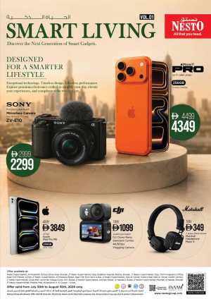 Nesto Sharjah & Dubai Electronics Offers | Latest Deals flyer cover
