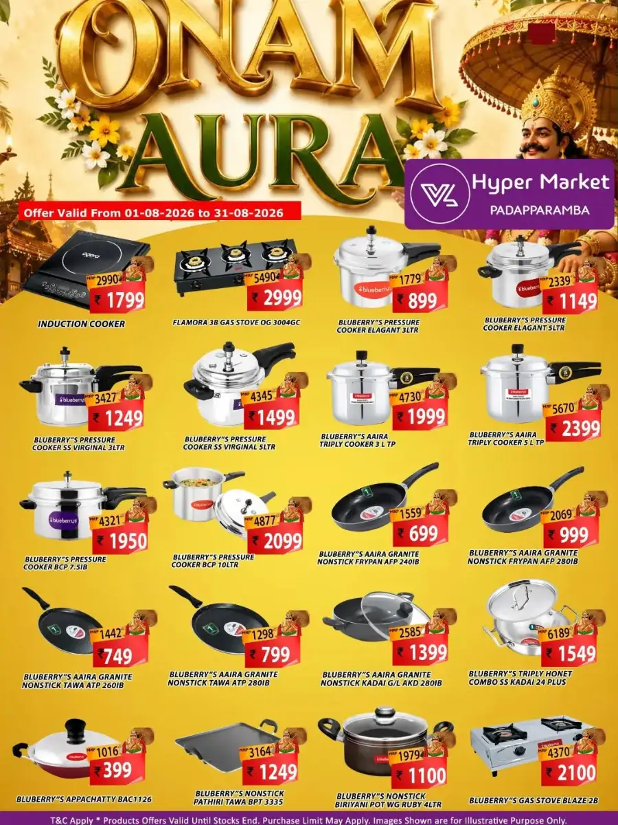 VL Hyper Market Padapparamba Onam Aura Deals page 3