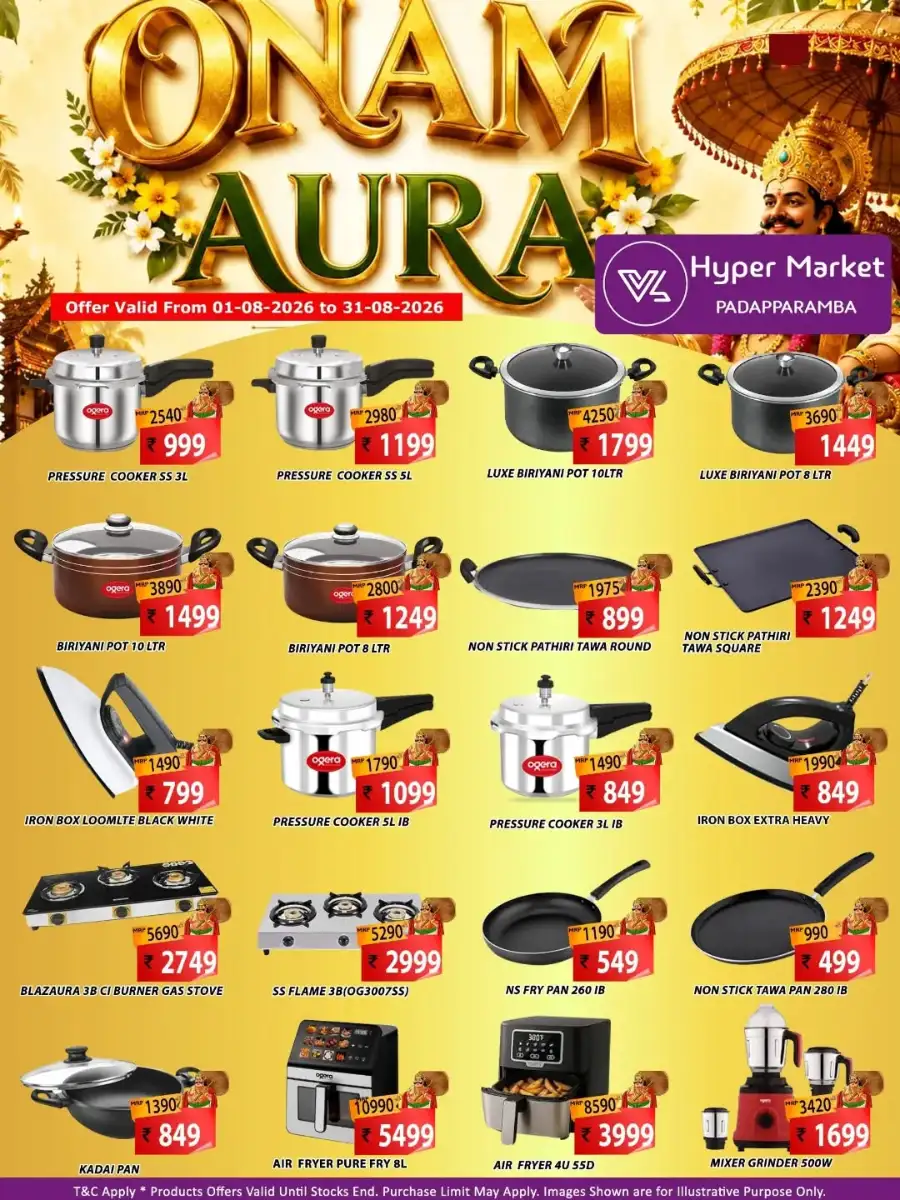 VL Hyper Market Padapparamba Onam Aura Deals page 5