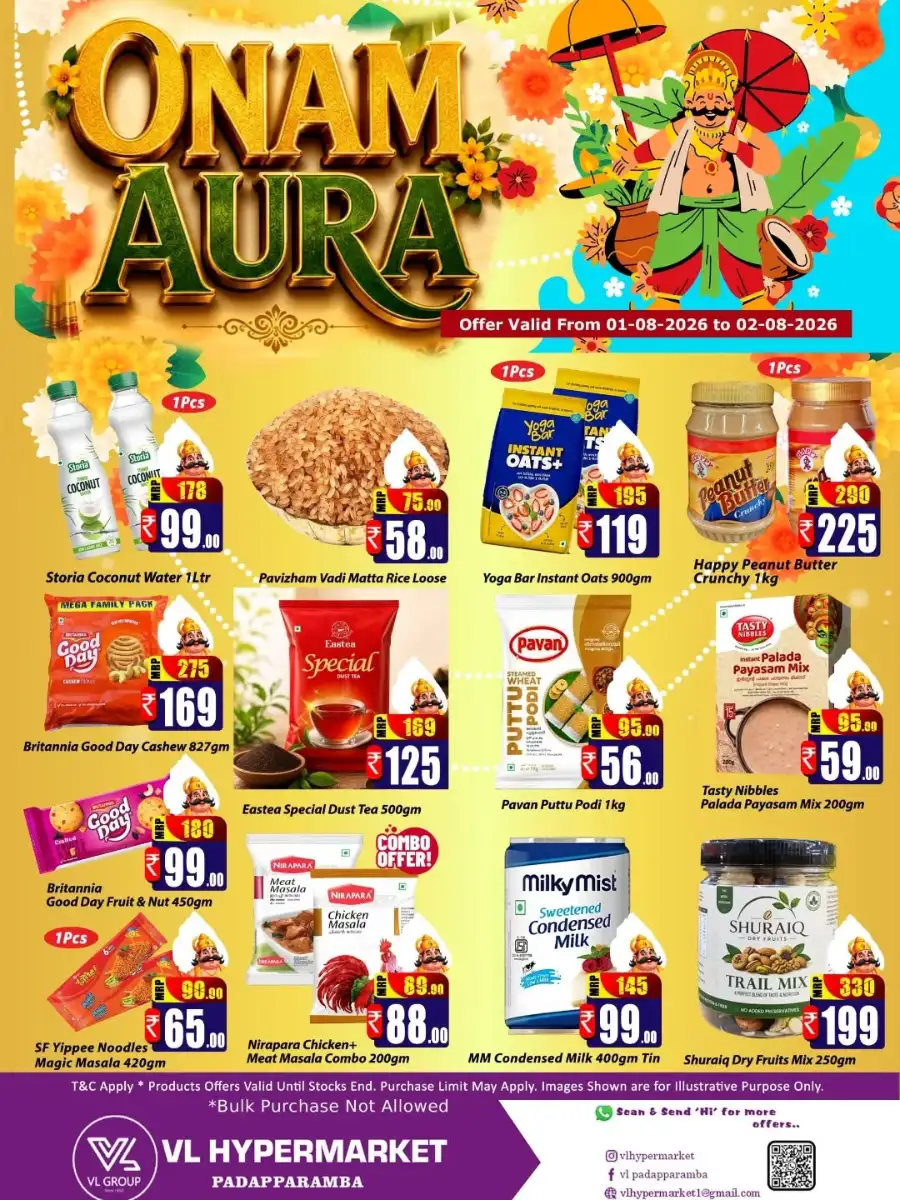 VL Hyper Market Padapparamba Onam Aura Deals page 6