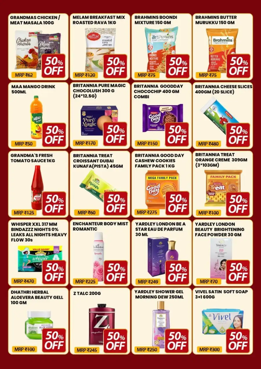 Grand Fresh Vennala 14th Anniversary Deals | Grocery Offers page 3