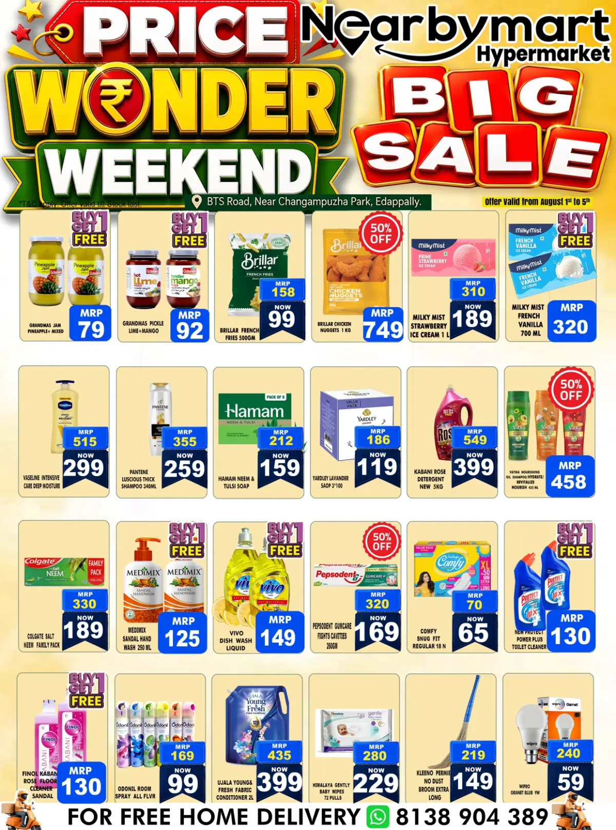 Nearbyrmart Edappally Offers | Wonder Weekend Big Sale Deals page 1