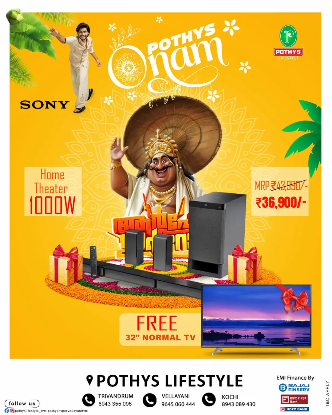 Pothys Lifestyle Onam Offers | Electronics & Appliances Deals page 1