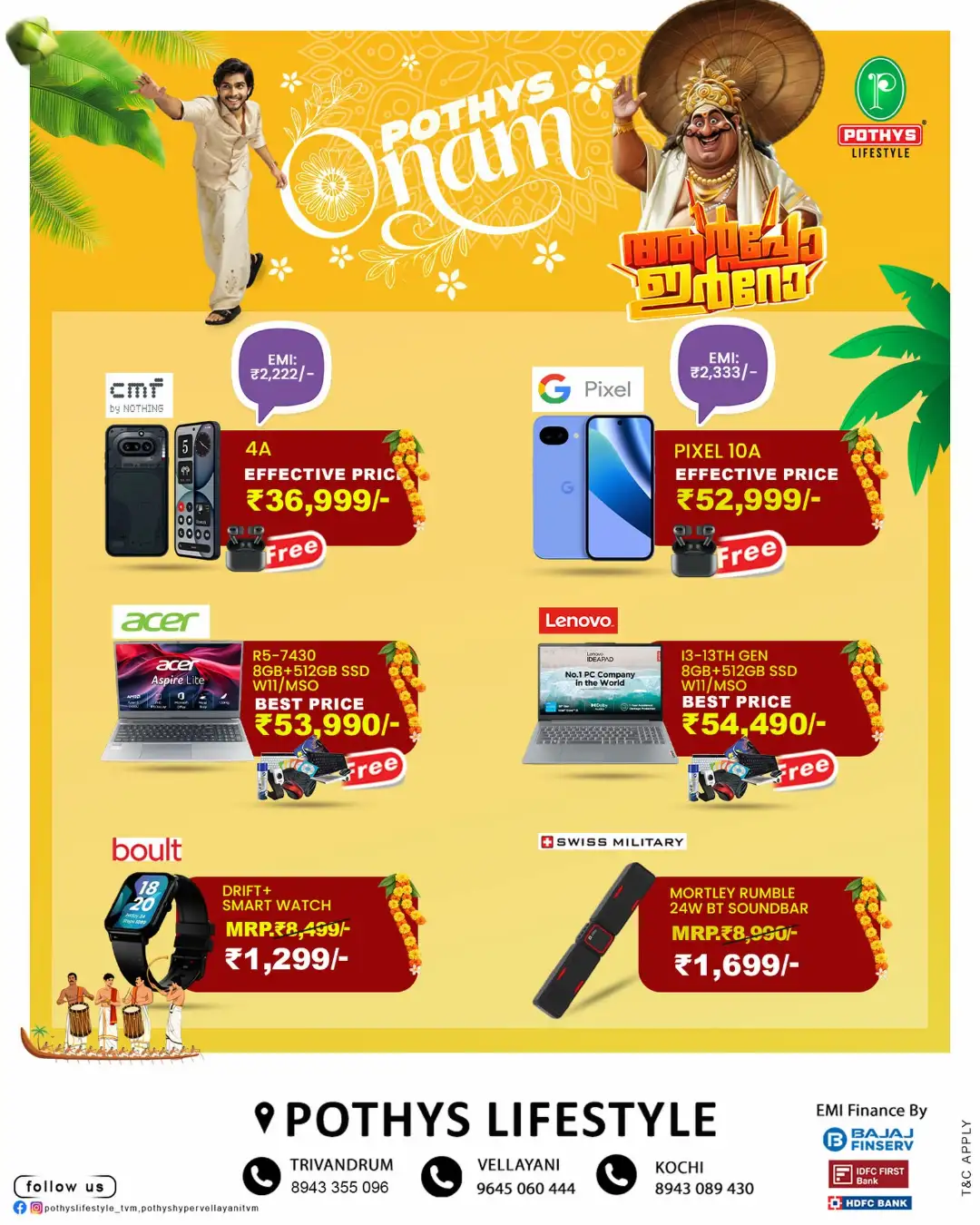 Pothys Lifestyle Onam Offers | Electronics & Appliances Deals page 2