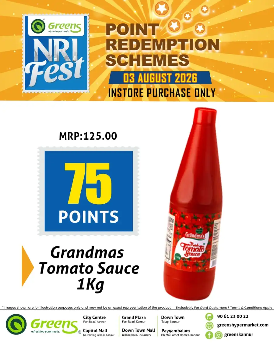 Greens NRI Fest Offers Kannur | Grocery Deals page 5