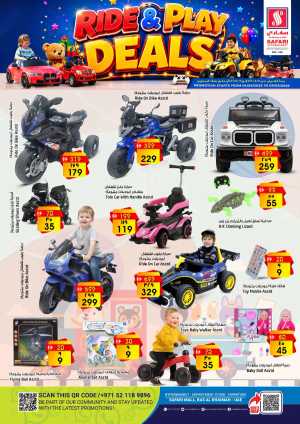 Safari Hypermarket RAK Deals | Ride & Play Flyer flyer cover