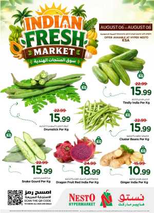 Fresh market flyer cover