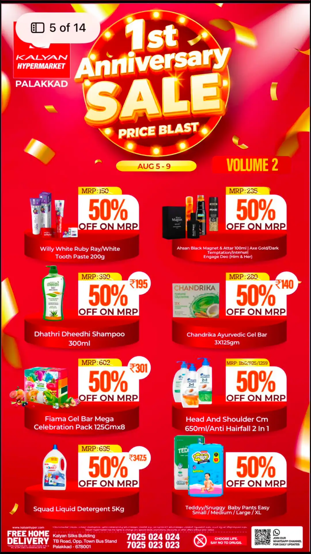 Kalyan Hypermarket Palakkad Offers | 1st Anniversary Sale page 4