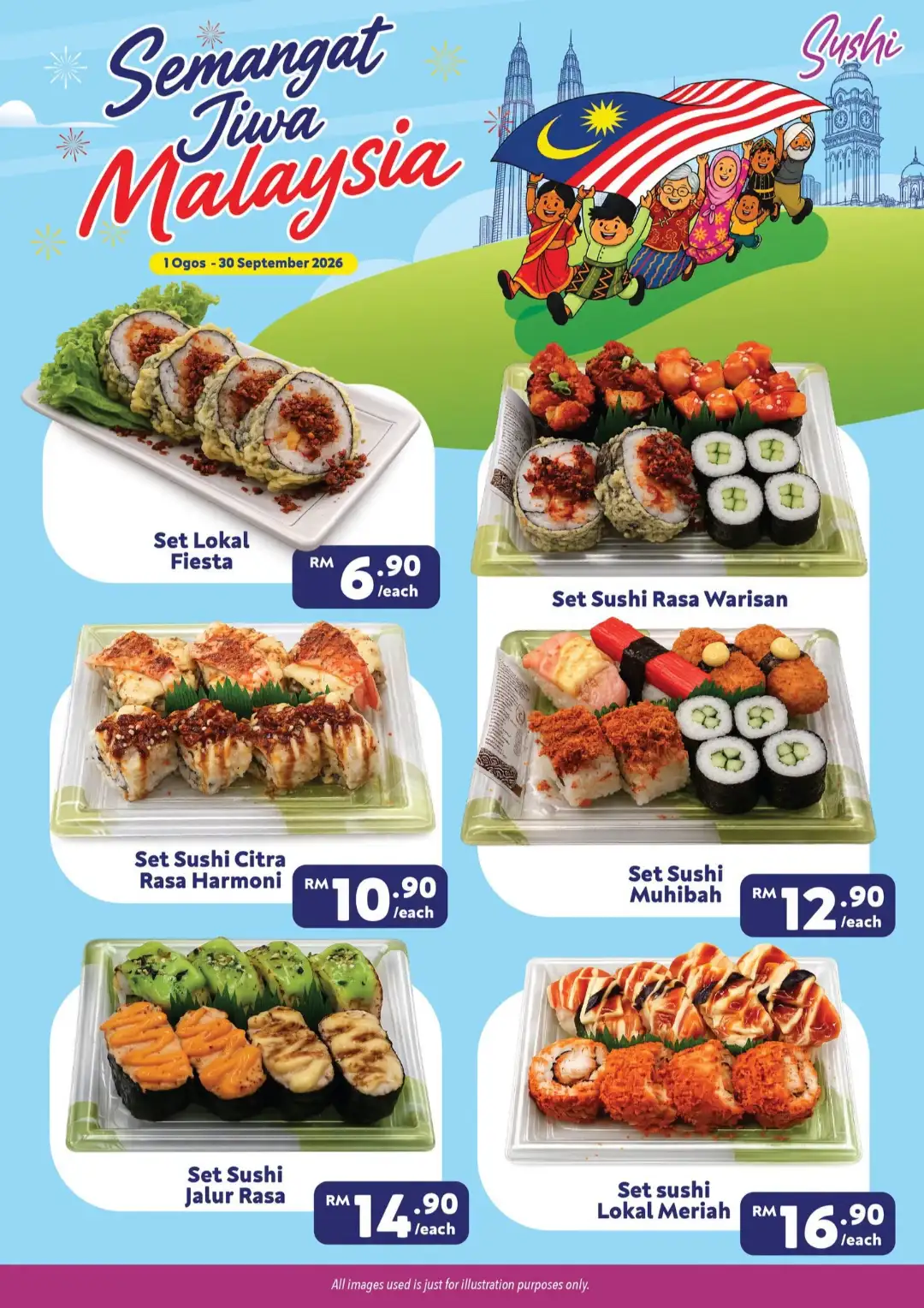 AEON Malaysia Semangat Jiwa Malaysia Offers | Bakery & Sushi Deals page 2