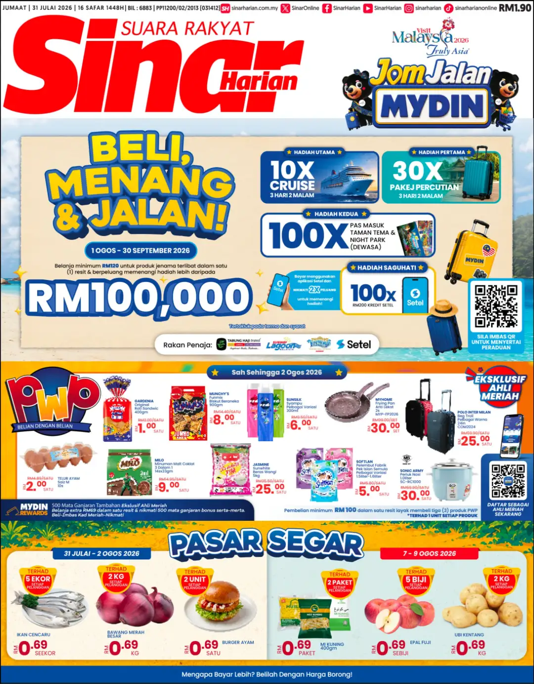 Mydin Beli Menang & Jalan Promotion | Contest Deals page 1