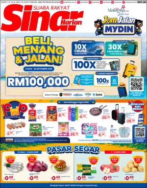 Mydin Beli Menang & Jalan Promotion | Contest Deals flyer cover