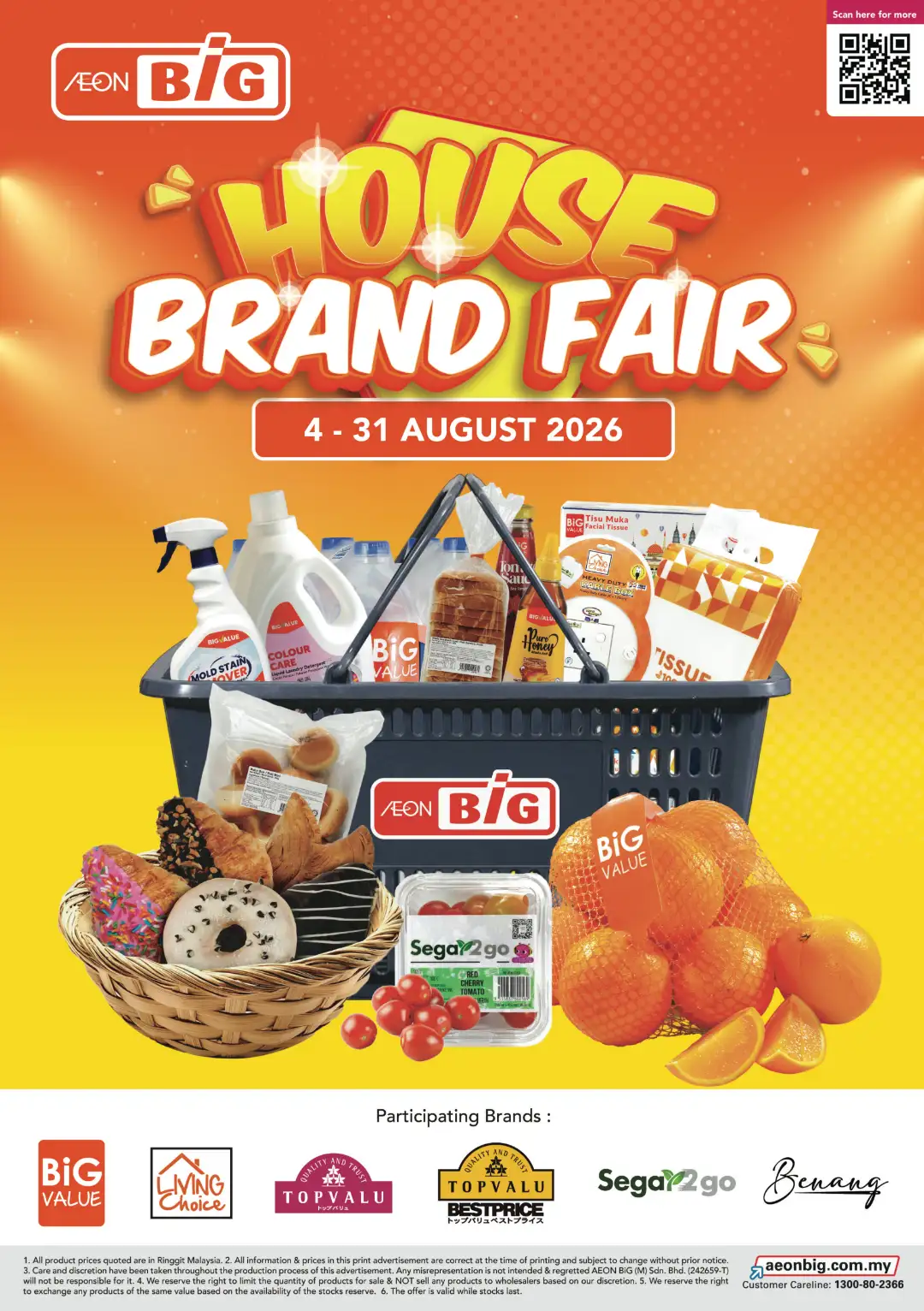 AEON BiG House Brand Fair Promotions | Latest Catalogue page 1