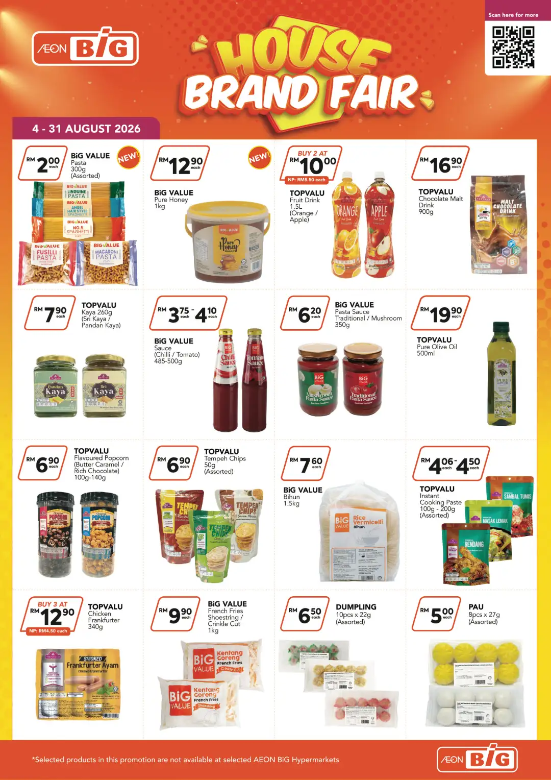 AEON BiG House Brand Fair Promotions | Latest Catalogue page 3
