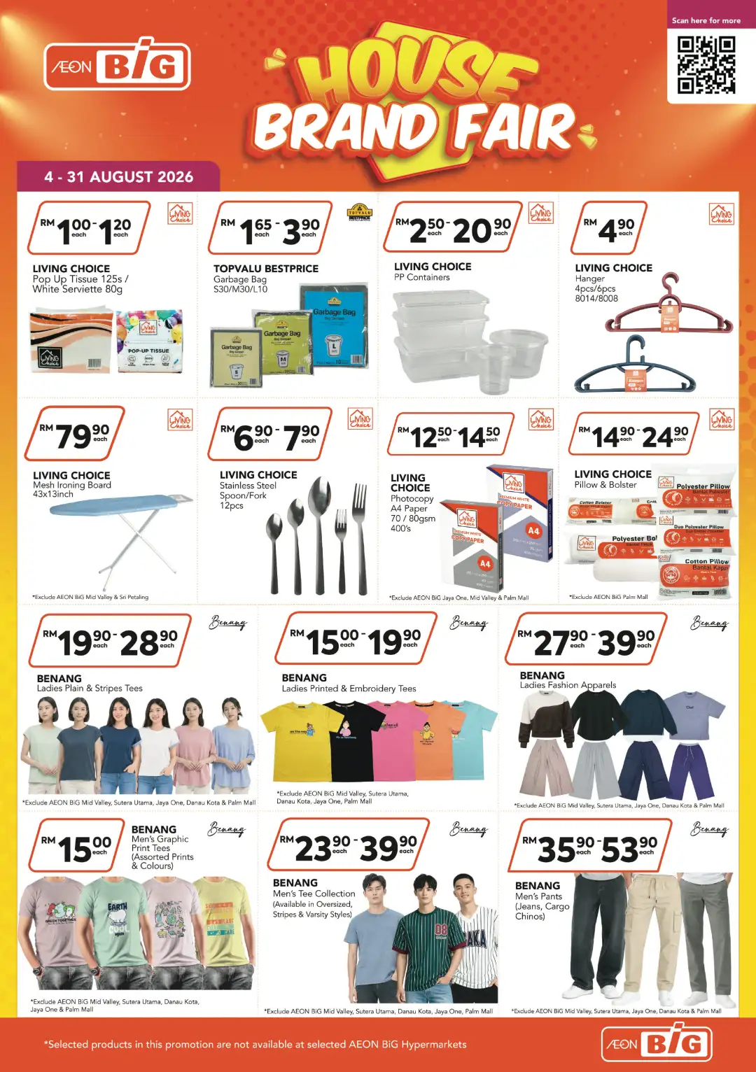 AEON BiG House Brand Fair Promotions | Latest Catalogue page 7