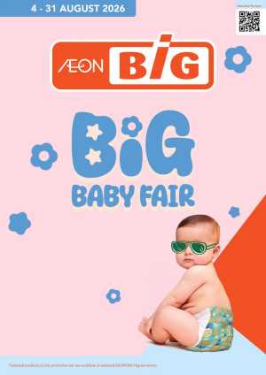 AEON BiG Baby Fair Promotions | Latest Catalogue flyer cover