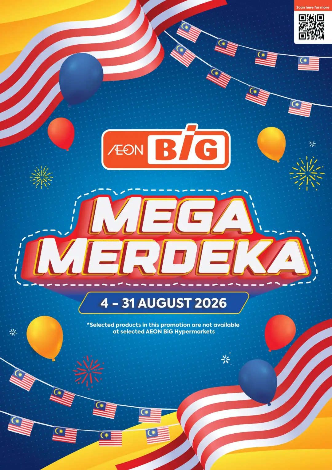 AEON BiG Mega Merdeka Promotions | Latest Catalogue page 1
