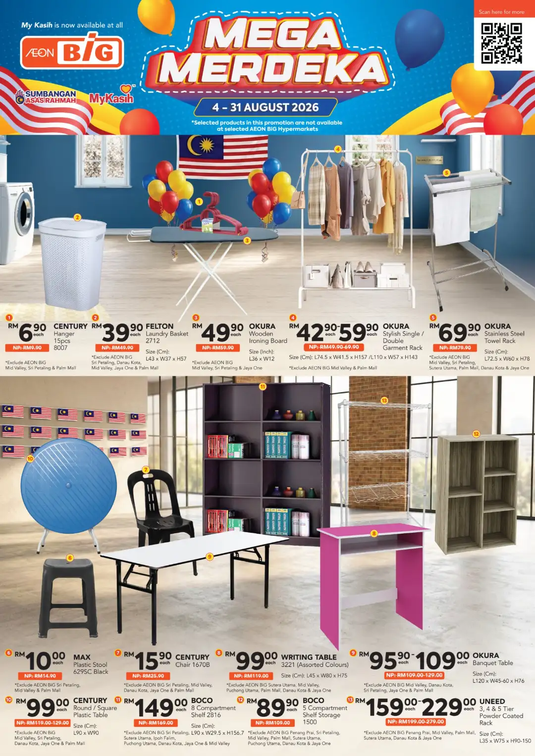 AEON BiG Mega Merdeka Promotions | Latest Catalogue page 3