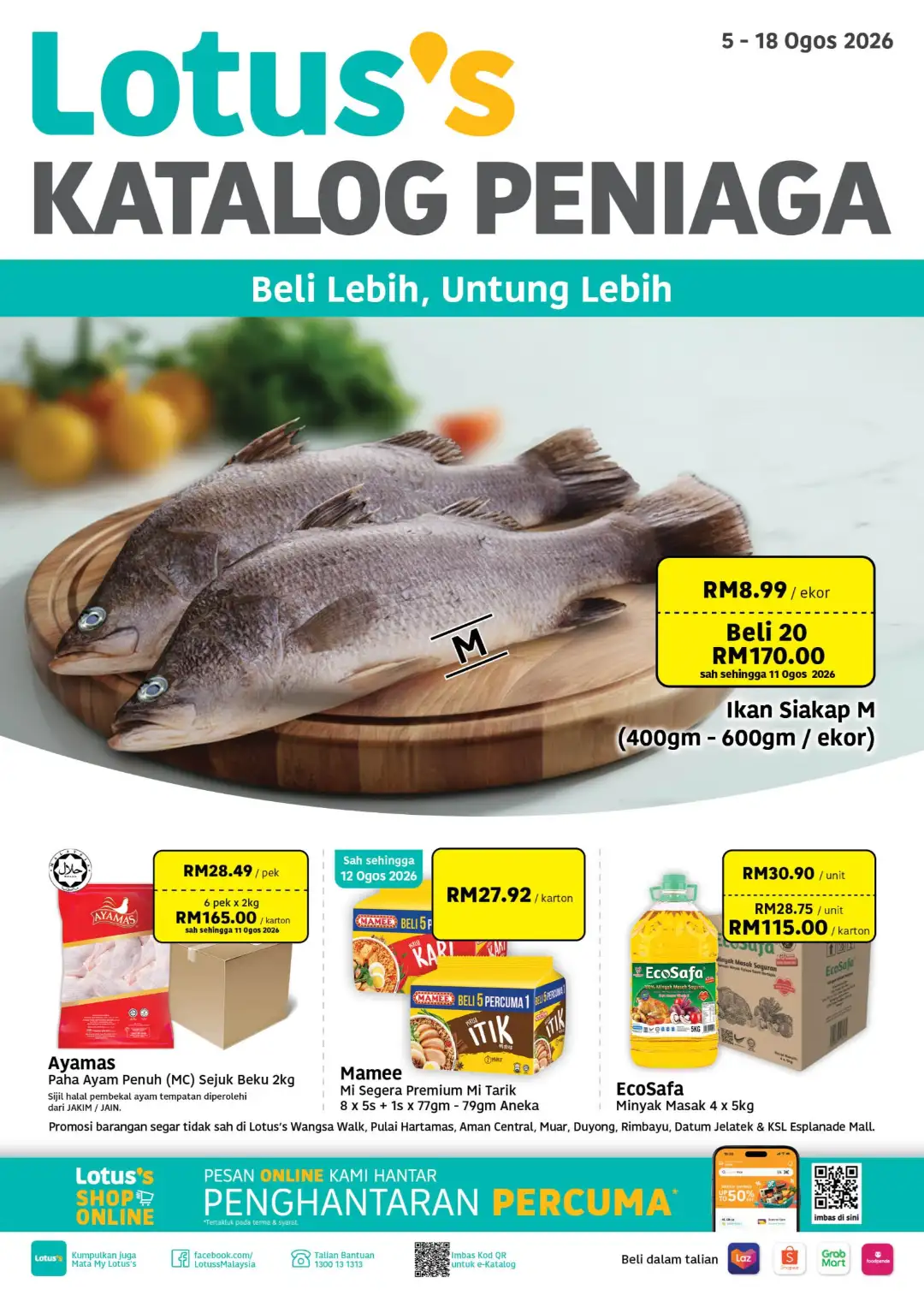 Lotus's Katalog Peniaga Offers | Wholesale Deals page 1