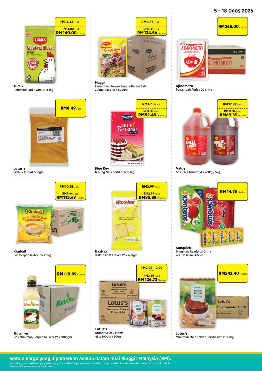 Lotus's Katalog Peniaga Offers | Wholesale Deals page 5