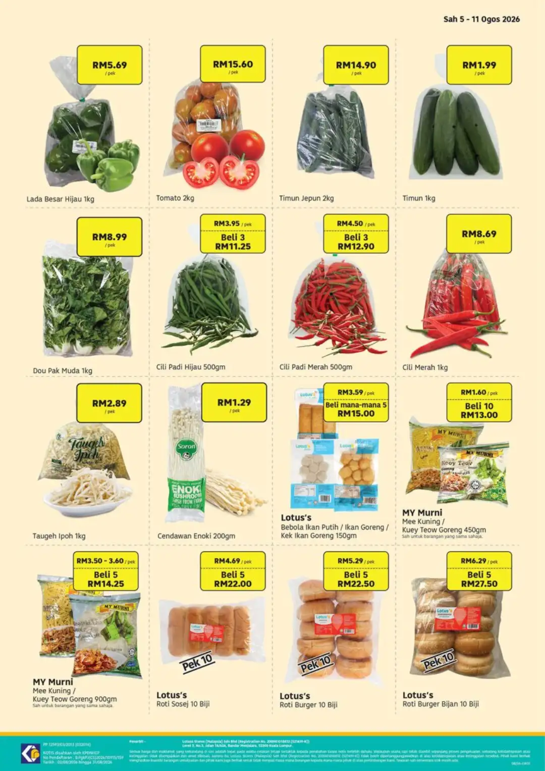 Lotus's Katalog Peniaga Offers | Wholesale Deals page 11