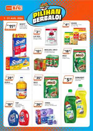 AEON BiG Pilihan Berbaloi Offers | Monthly Catalogue flyer cover