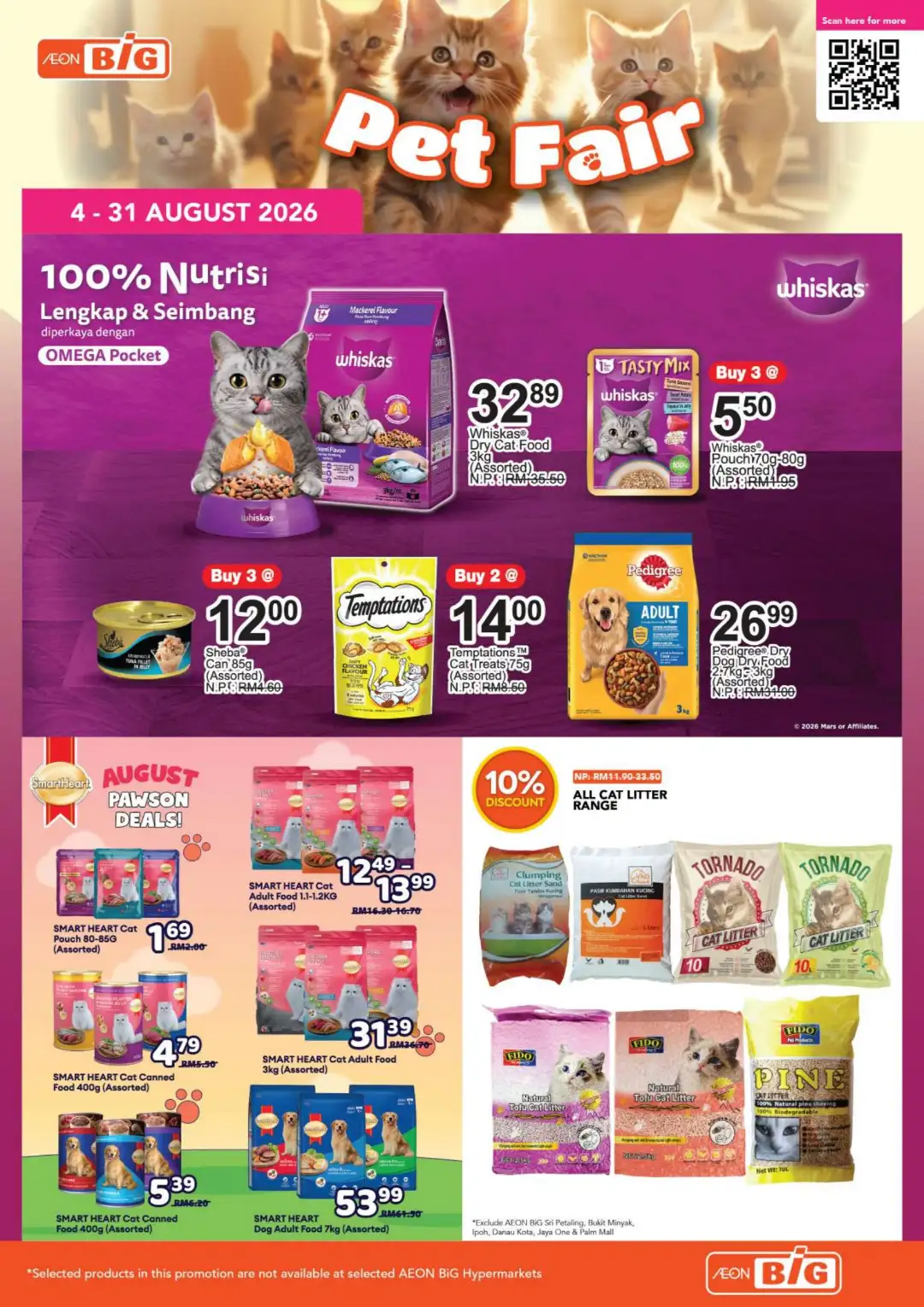 AEON BiG Pet Fair Offers | Pet Food & Supplies Deals page 2