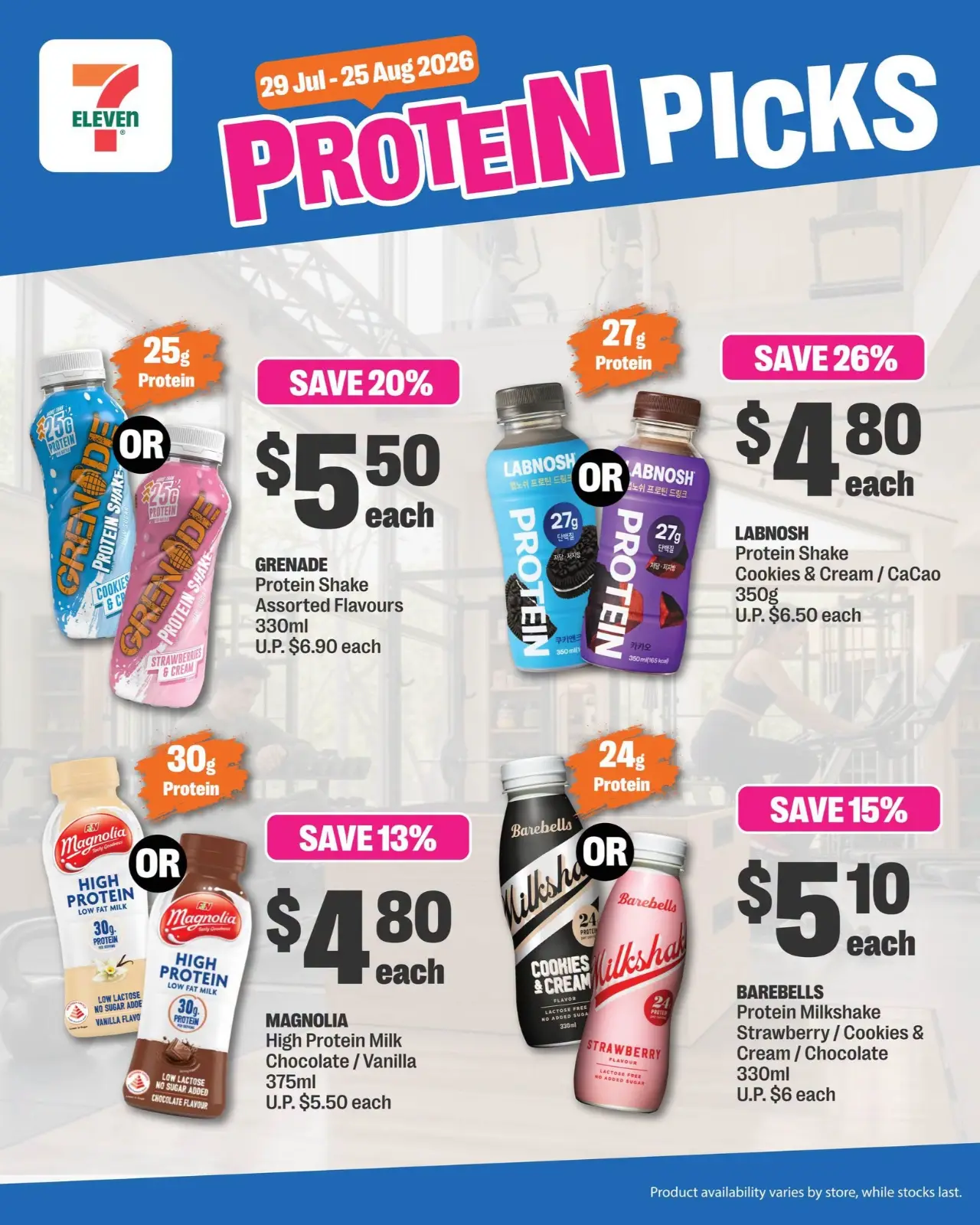 7-Eleven Singapore Protein Picks Offers | Latest Deals page 6