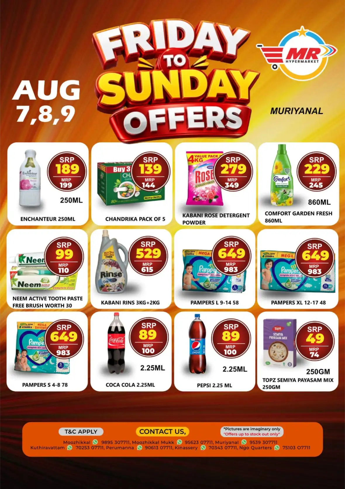 MR Hypermarket Muriyanal Offers | Friday to Sunday Deals page 1