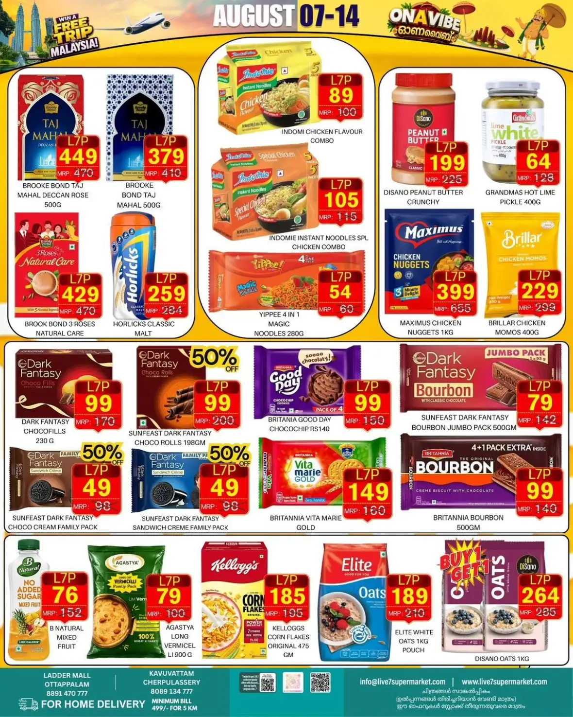 Live 7 Supermarket Ottappalam Offers | Ona Vibe Deals page 2