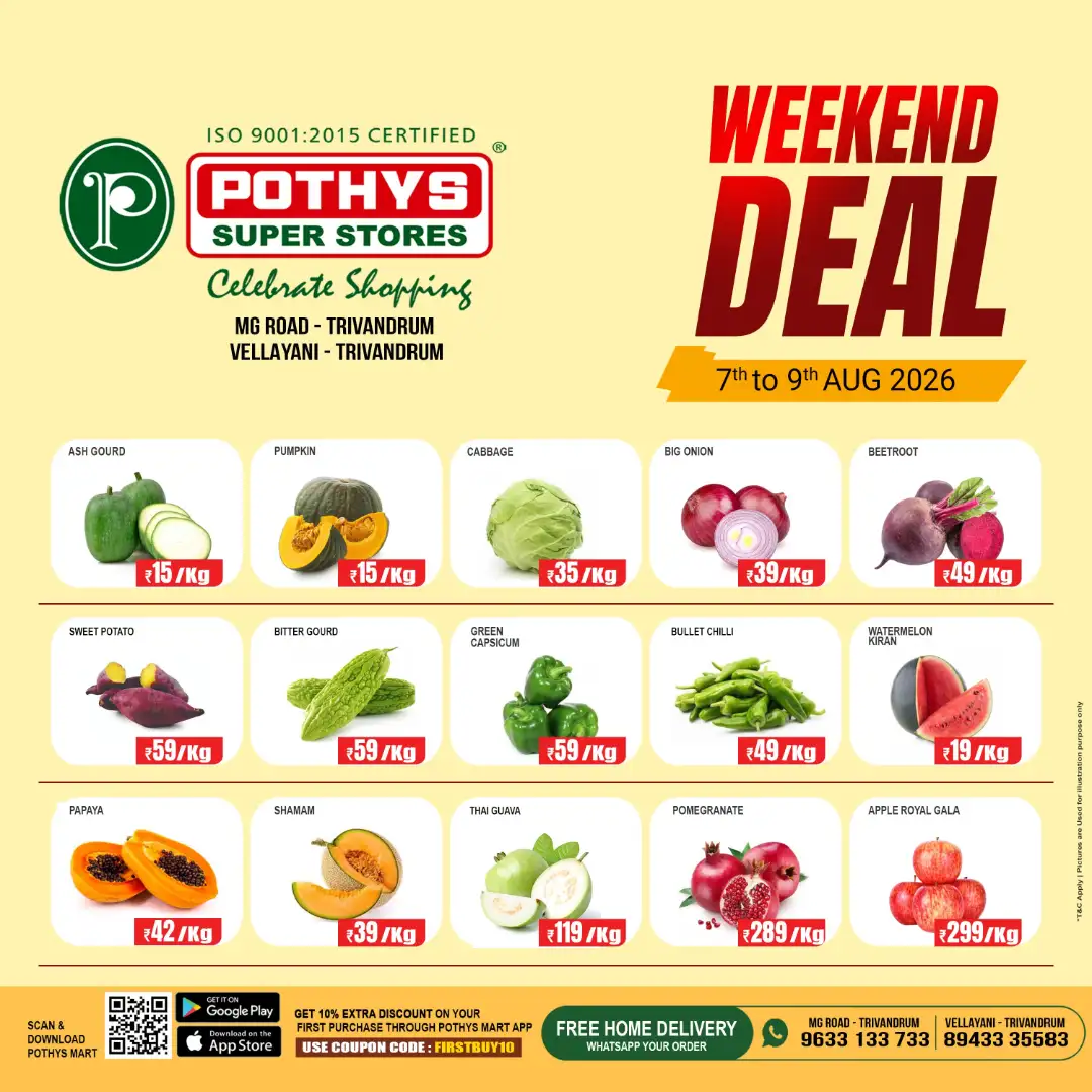 Pothys Super Stores Trivandrum Offers | Weekend Deal page 2