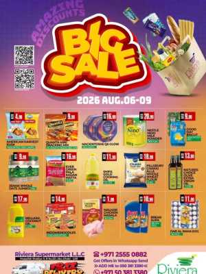 Riviera Supermarket Abu Dhabi Offers | Big Sale Deals flyer cover