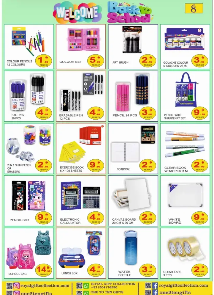 Royal Gift Collection Abu Dhabi Offers | Back to School page 8