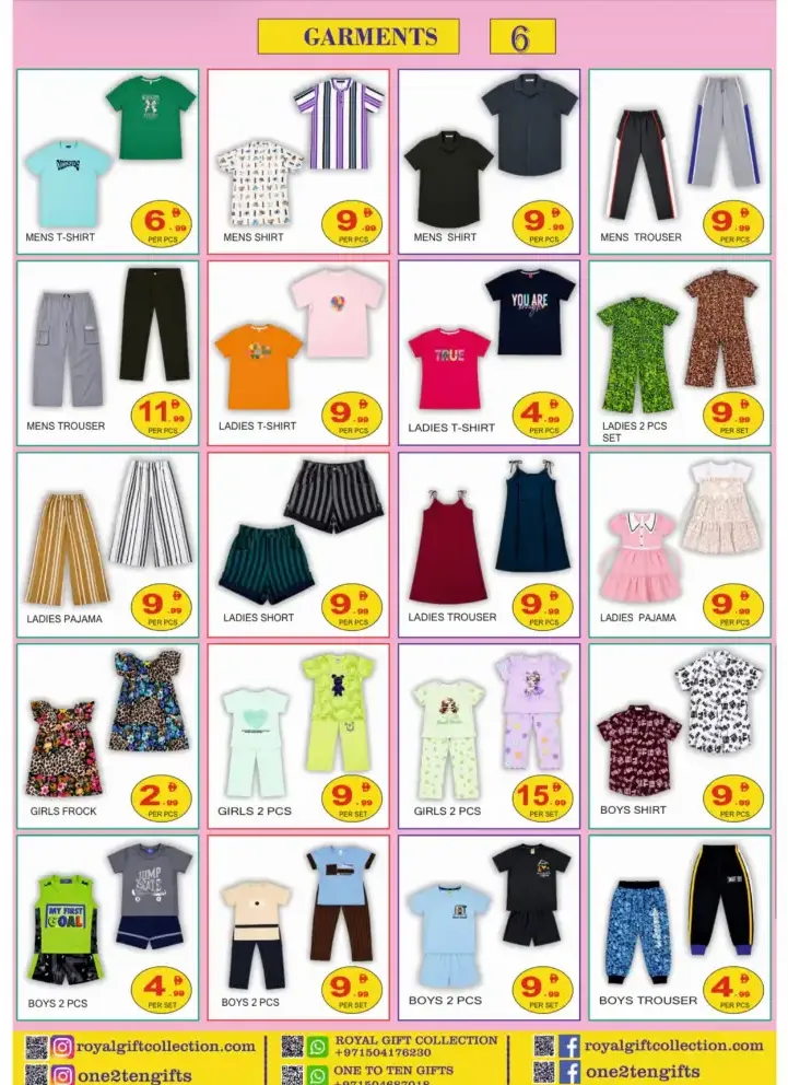 One2Ten Collection Abu Dhabi Offers | Back to School page 6