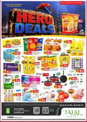 Talal Market Sharjah Offers | Hero Deals Sale flyer cover