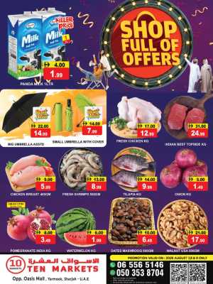 Ten Markets Yarmook Sharjah Offers | Latest Flyer flyer cover