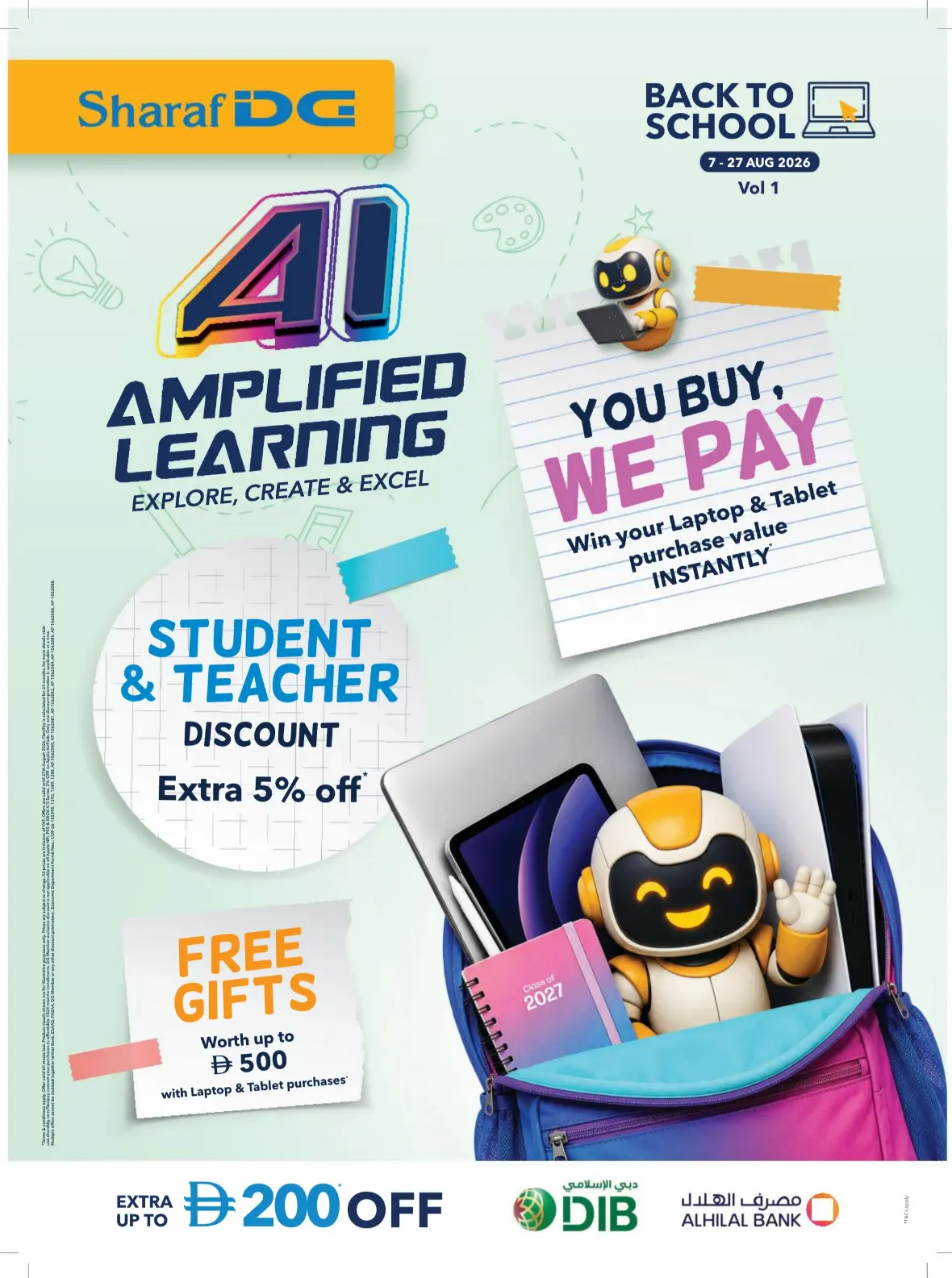 Sharaf DG UAE Offers | Back to School Deals page 1
